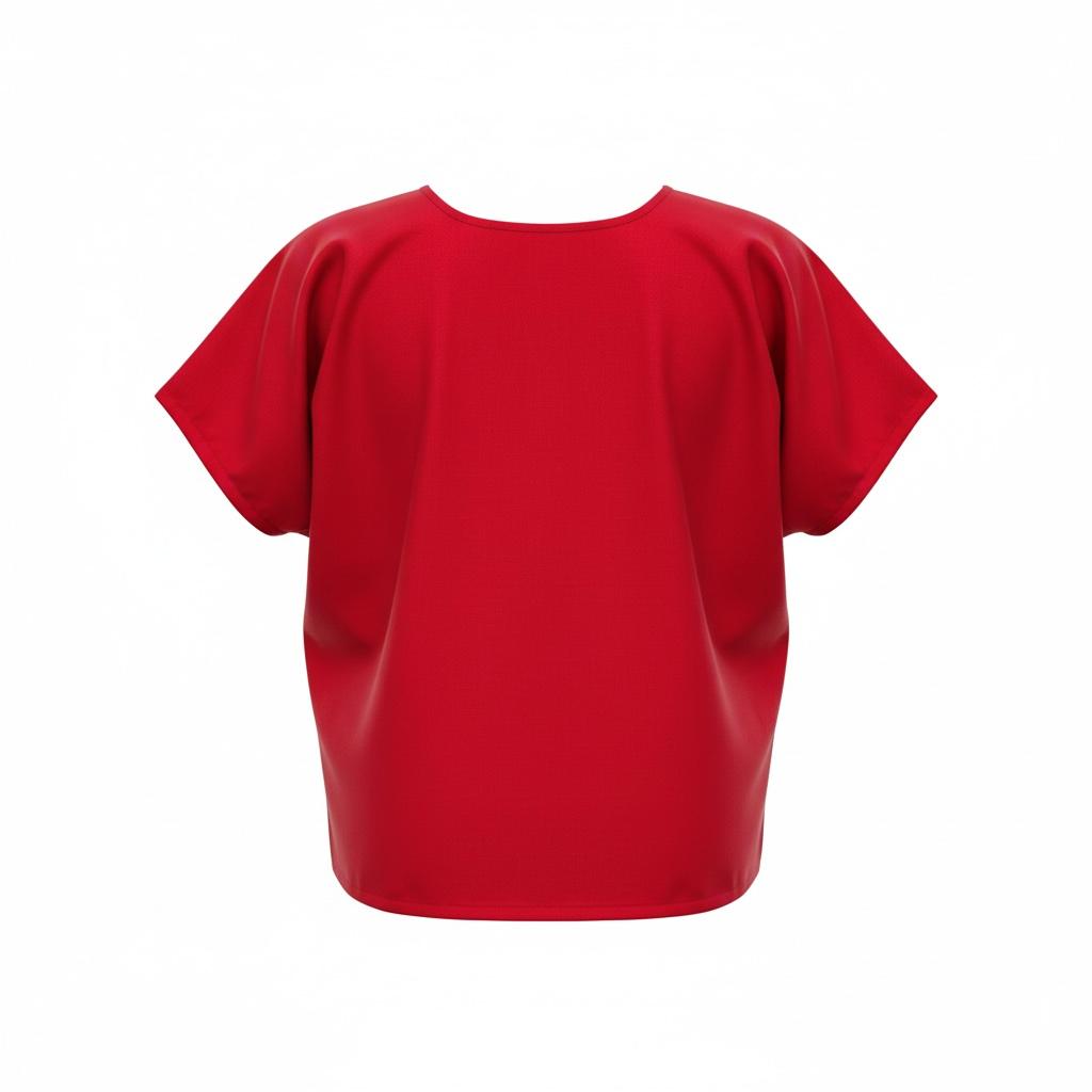 Blusa Istmeña Donaxi – Rojo Bugambilia