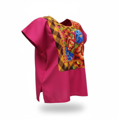 Blusa Istmeña Donaxi – Rosa Istmeño